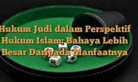 Seorang Pemain Judi Dijatuhi Hukuman Menurut Islam